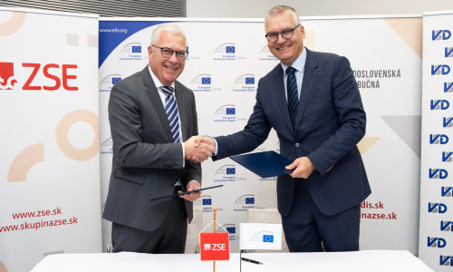 Moderné a bezpečnejšie distribučné sústavy s úverom vo výške 350 miliónov eur od EIB pre skupinu ZSE