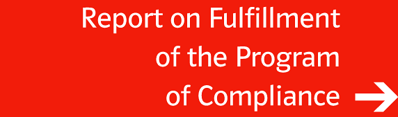 Report on Fulfillment of the Program of Compliance