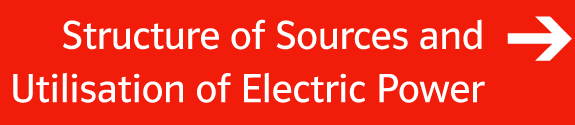 Structure of Sources and Utilisation of Electric Power